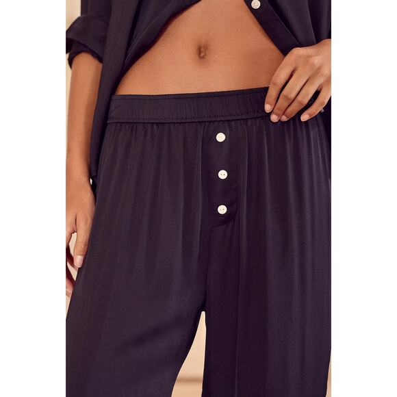 Anthropologie Silky Pajama Pants - New Small - Picture 3 of 4